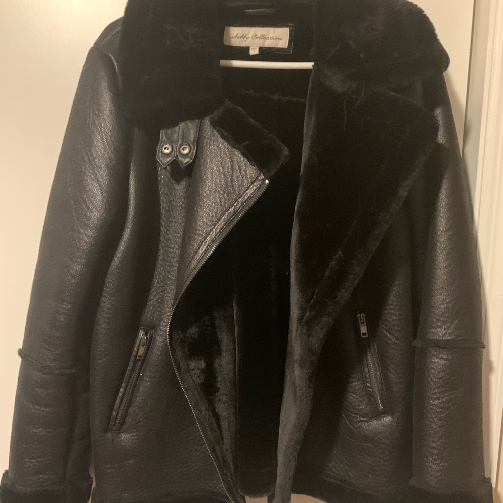 Sebby collection aviator jacket